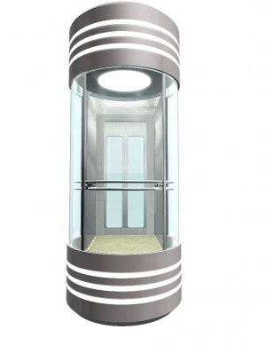Cheap Price Villa  Pneumatic Vacuum Elevator or Villa Glass Home Round Elevator